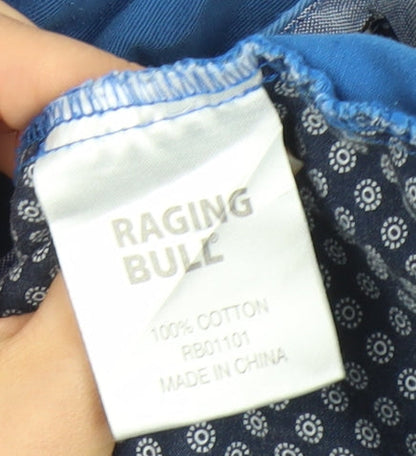 Raging Bull Men's Blue 38 Chino Shorts Cotton Casual Summer