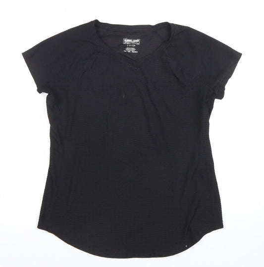 Kirkland Signature Women's Black Short Sleeve Active T-Shirt S
