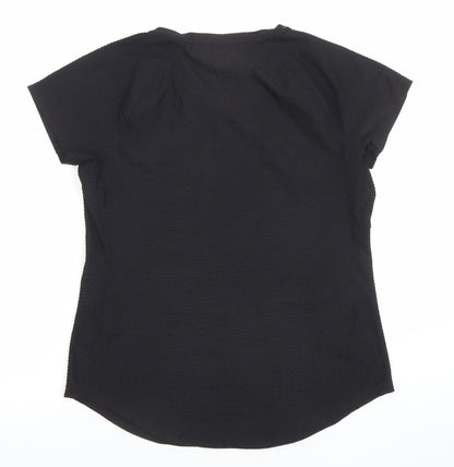 Kirkland Signature Women's Black Short Sleeve Active T-Shirt S