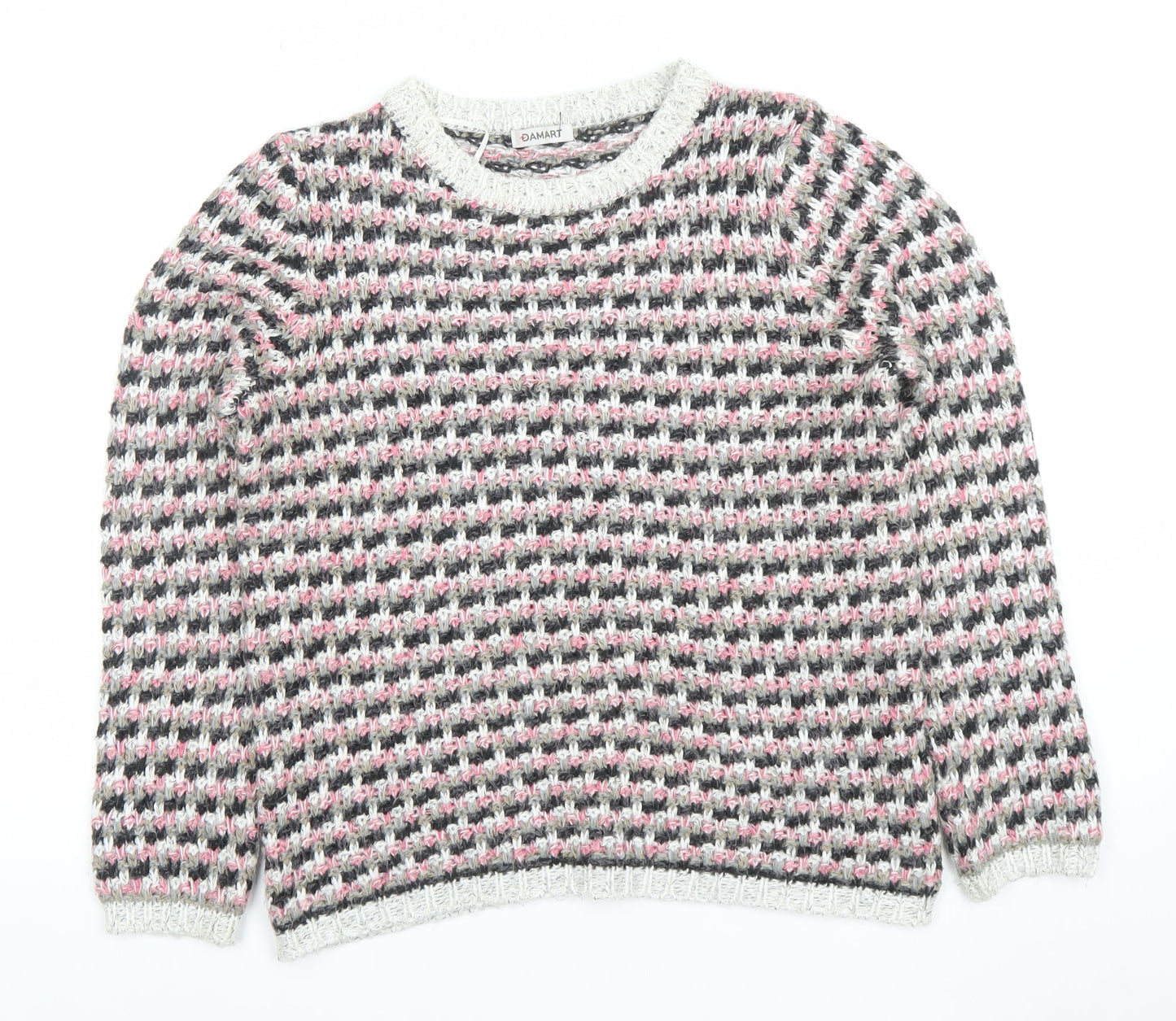 Damart Women’s Multicoloured Chunky Knit Jumper Size S 10/12