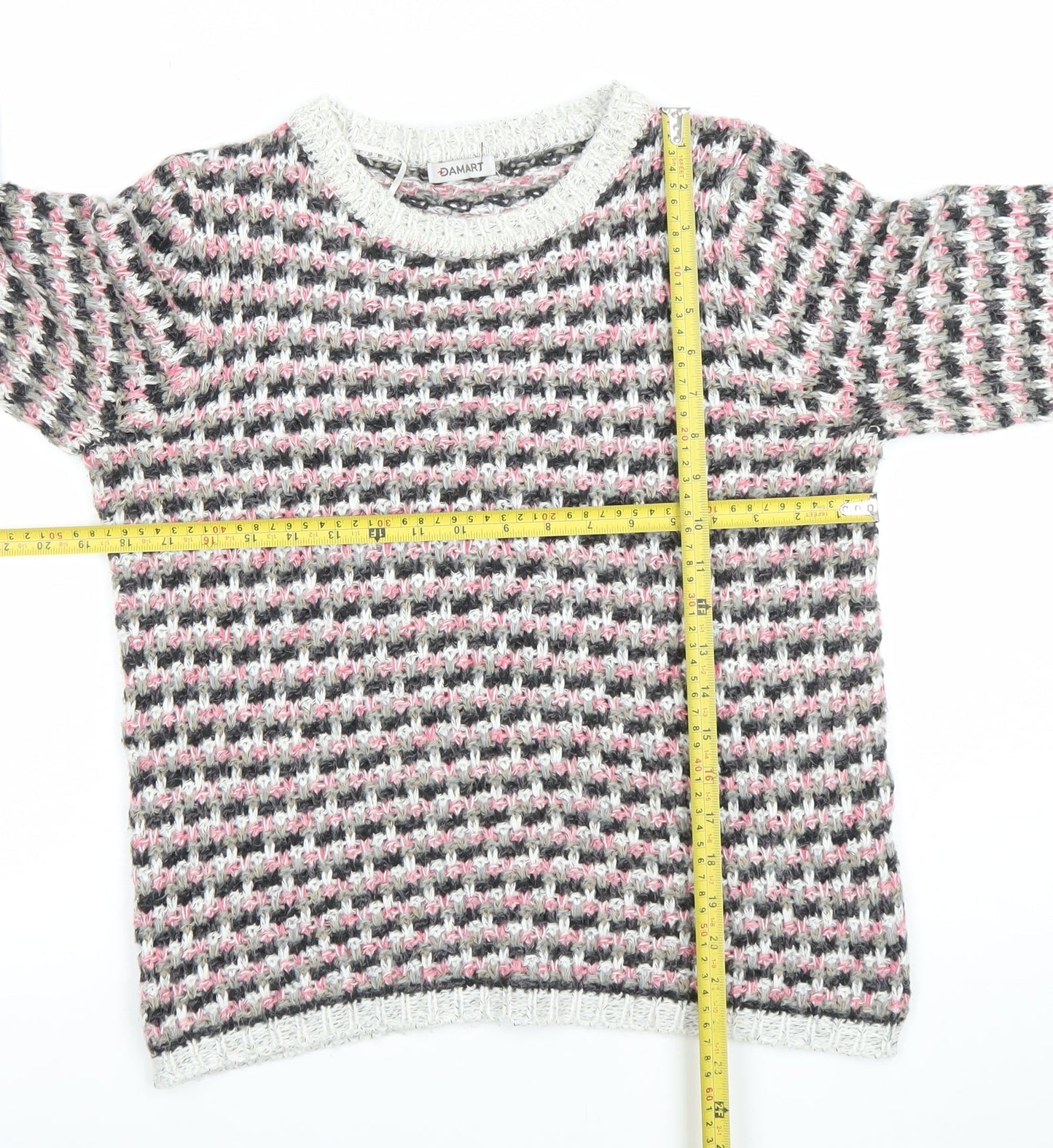 Damart Women’s Multicoloured Chunky Knit Jumper Size S 10/12