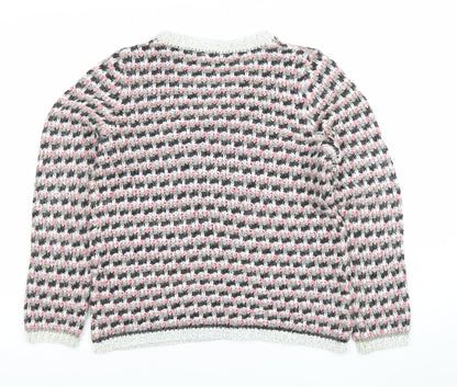 Damart Women’s Multicoloured Chunky Knit Jumper Size S 10/12