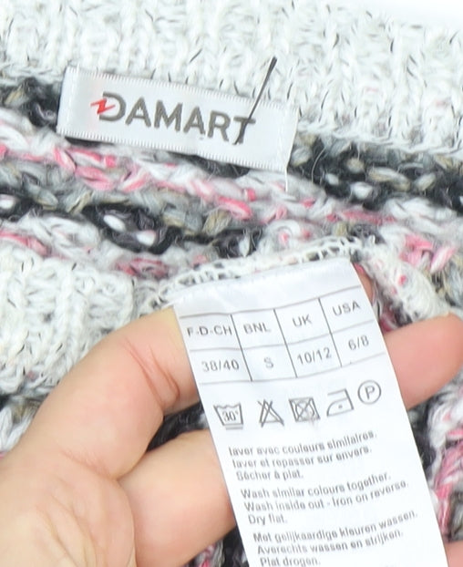 Damart Women’s Multicoloured Chunky Knit Jumper Size S 10/12