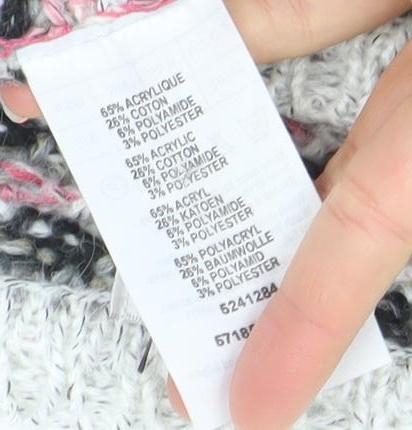 Damart Women’s Multicoloured Chunky Knit Jumper Size S 10/12