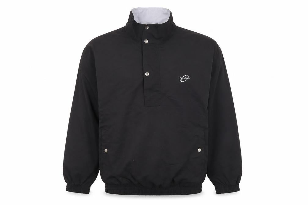 Mens UK Size L PureSpin Black Windbreaker Coat