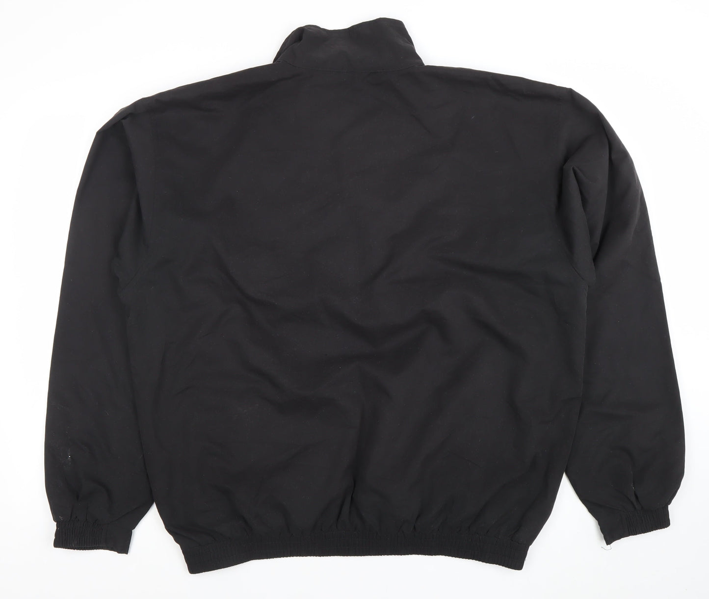 PureSpin Men’s Black L Windbreaker Jacket Lightweight Golf Casual