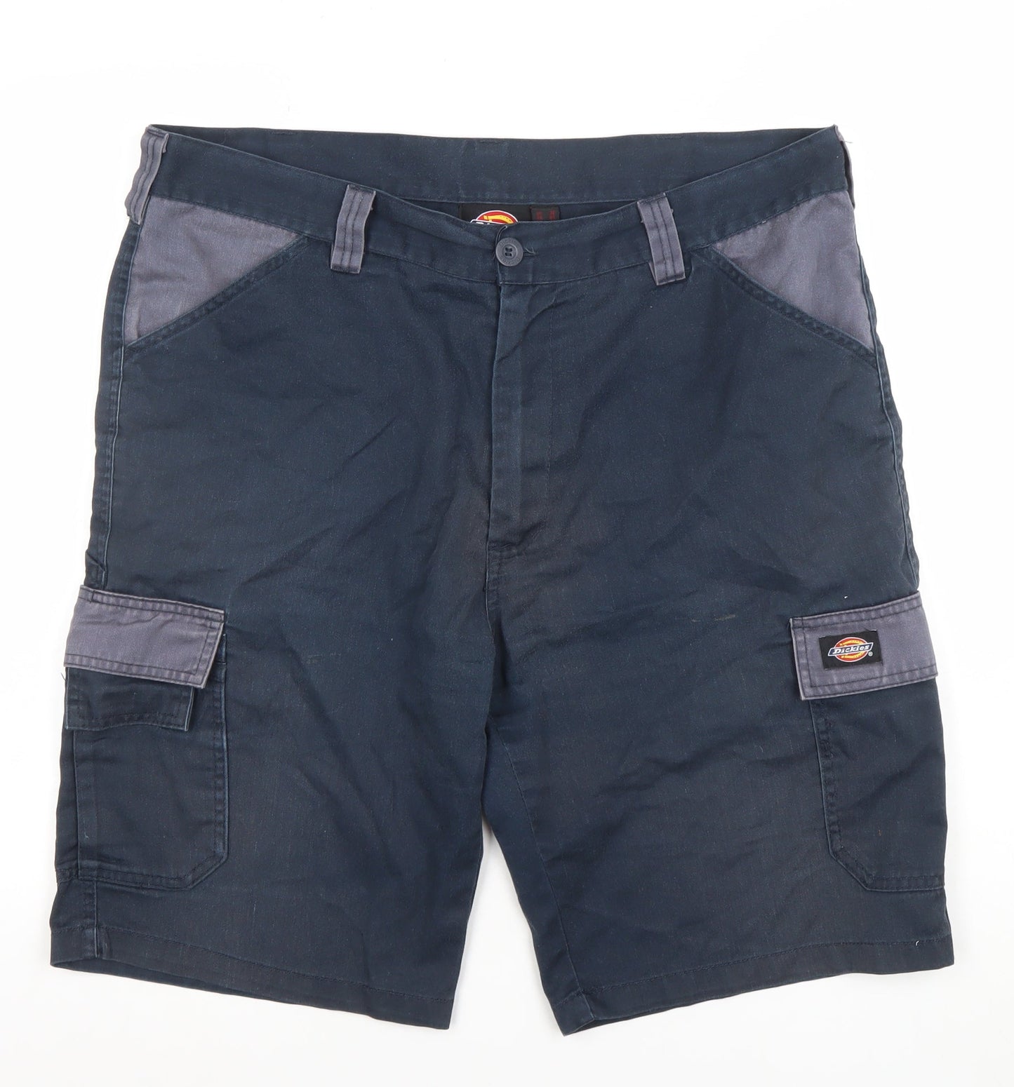Dickies Mens Blue 38in Cargo Workwear Shorts