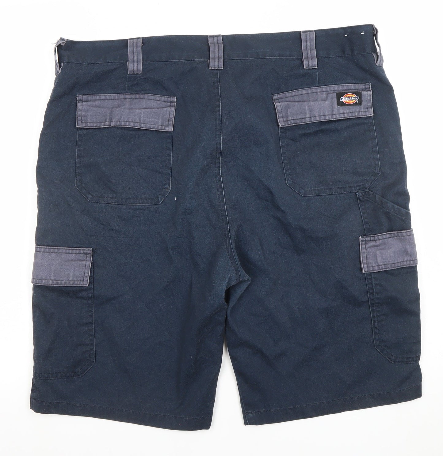 Dickies Mens Blue 38in Cargo Workwear Shorts