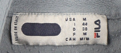 Fila Women Blue 1/2 Zip Fleece Pullover Sweatshirt Size 12