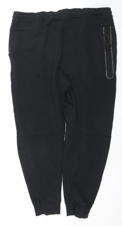 Nike Men's Black L Jogger Fleece Sweatpants Activewear Trousers