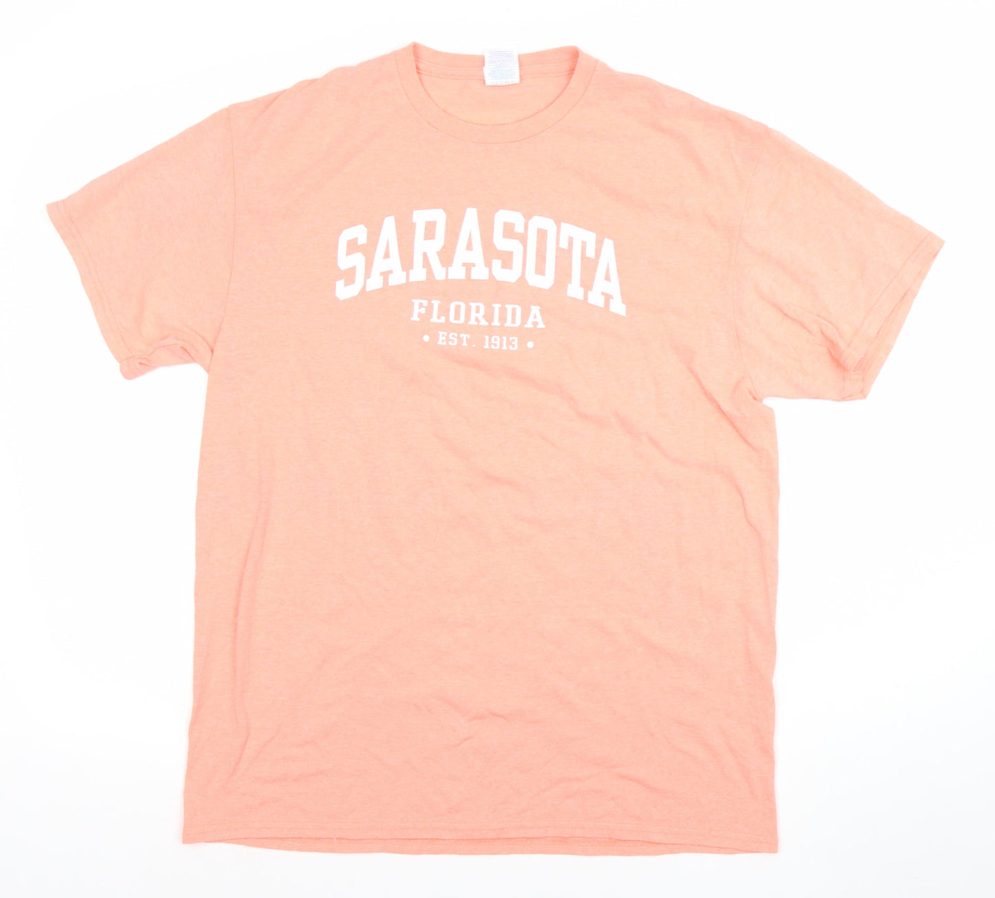 Mens UK Size L Delta Orange  T-Shirt