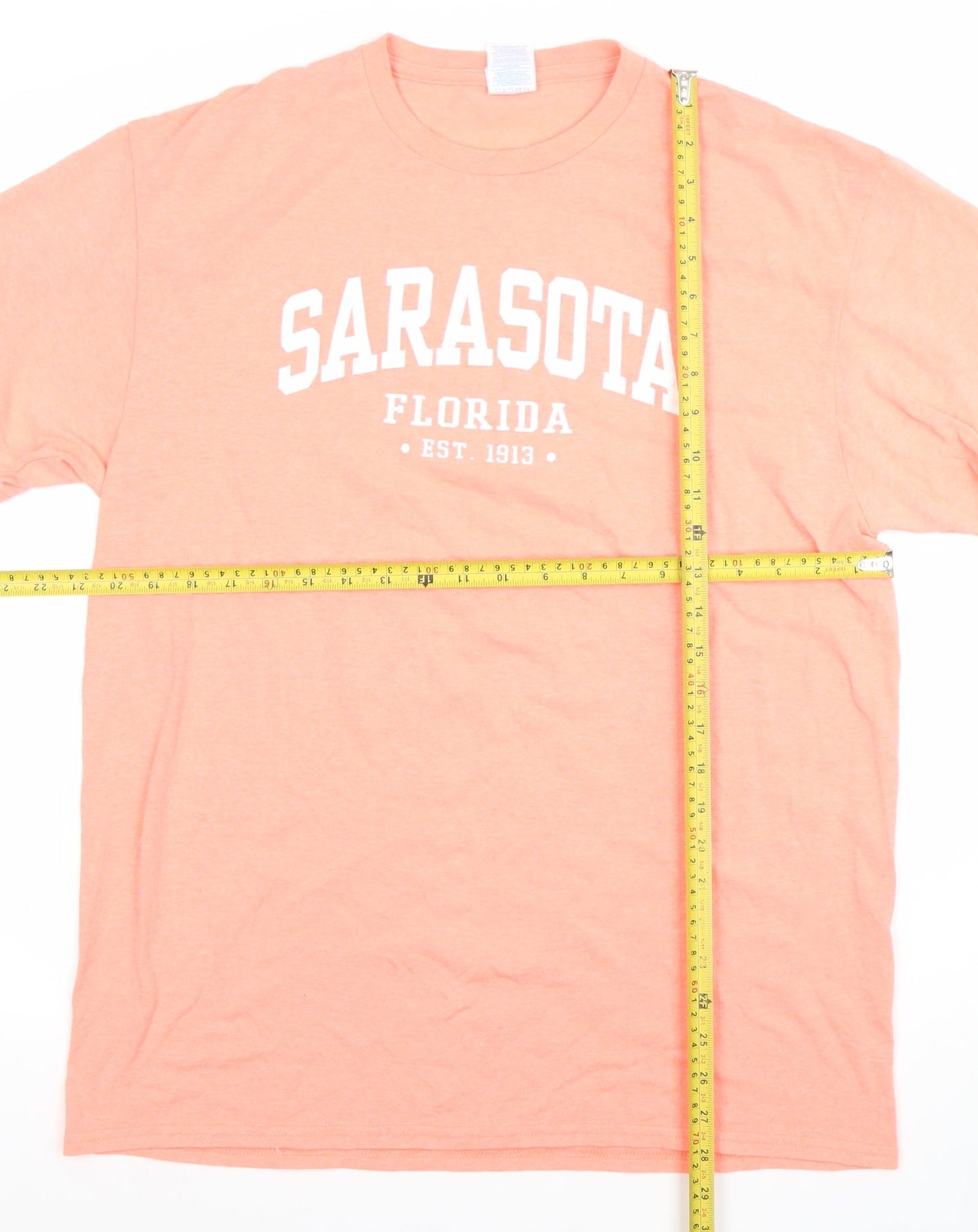 Mens UK Size L Delta Orange  T-Shirt