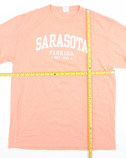 Mens UK Size L Delta Orange  T-Shirt