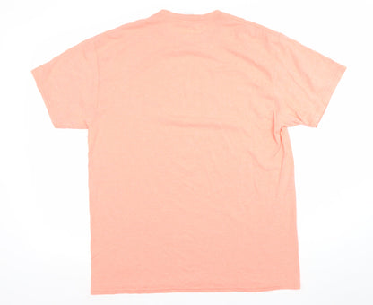 Mens UK Size L Delta Orange  T-Shirt