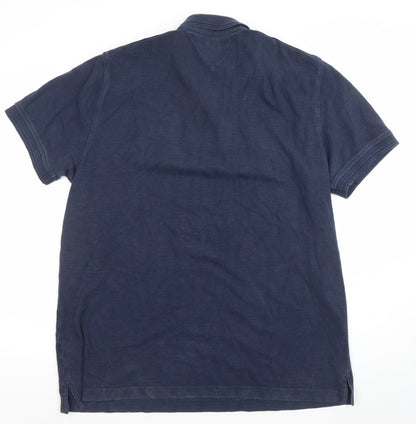Tommy Hilfiger Men's Blue XL Custom Fit Logo Polo Shirt