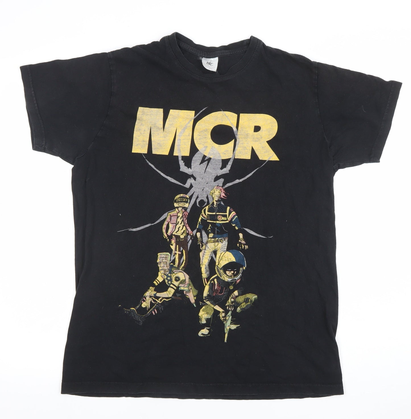B&C Collection Men's Black MCR Band Graphic T-Shirt Size L