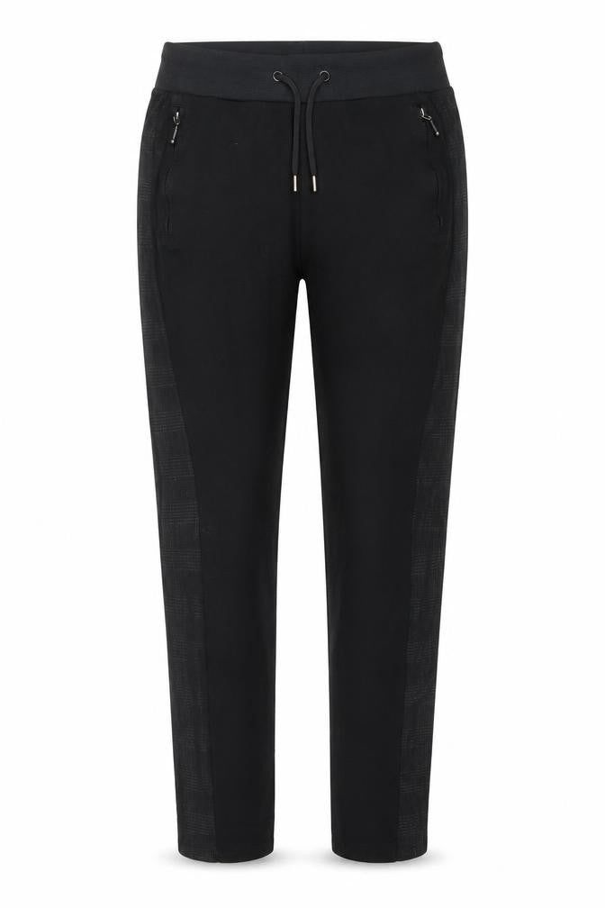 Womens UK Size M River Island Regular Fit Jogger Black Trousers