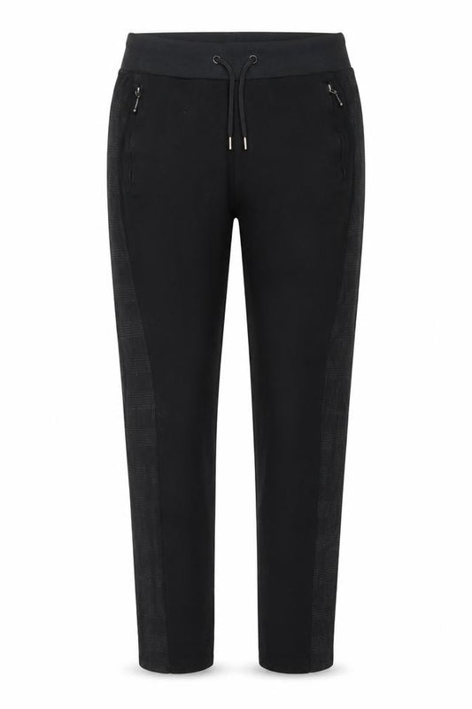 Womens UK Size M River Island Regular Fit Jogger Black Trousers