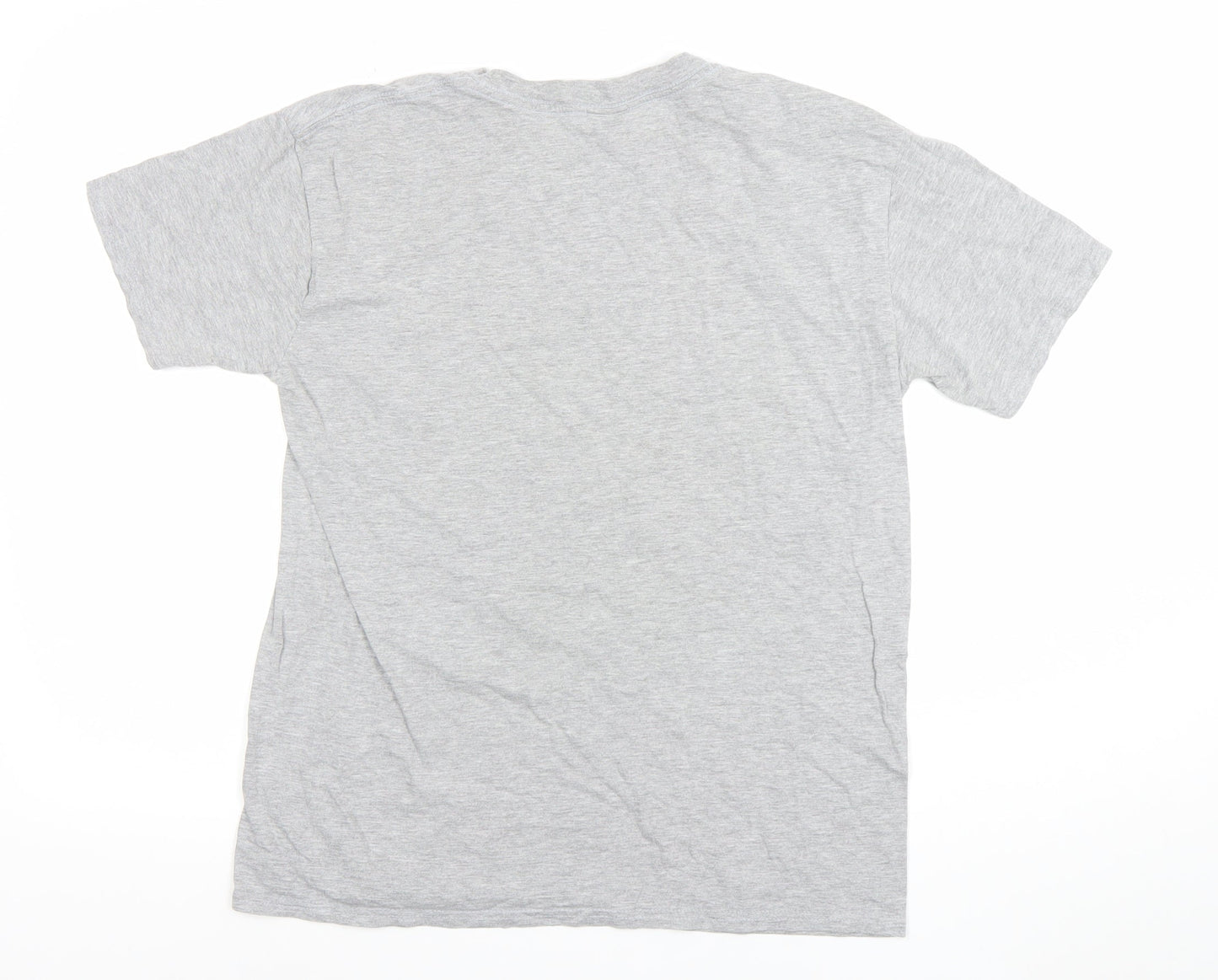 Gildan Men's Grey Funny Beard Graphic Softstyle T-Shirt Size M