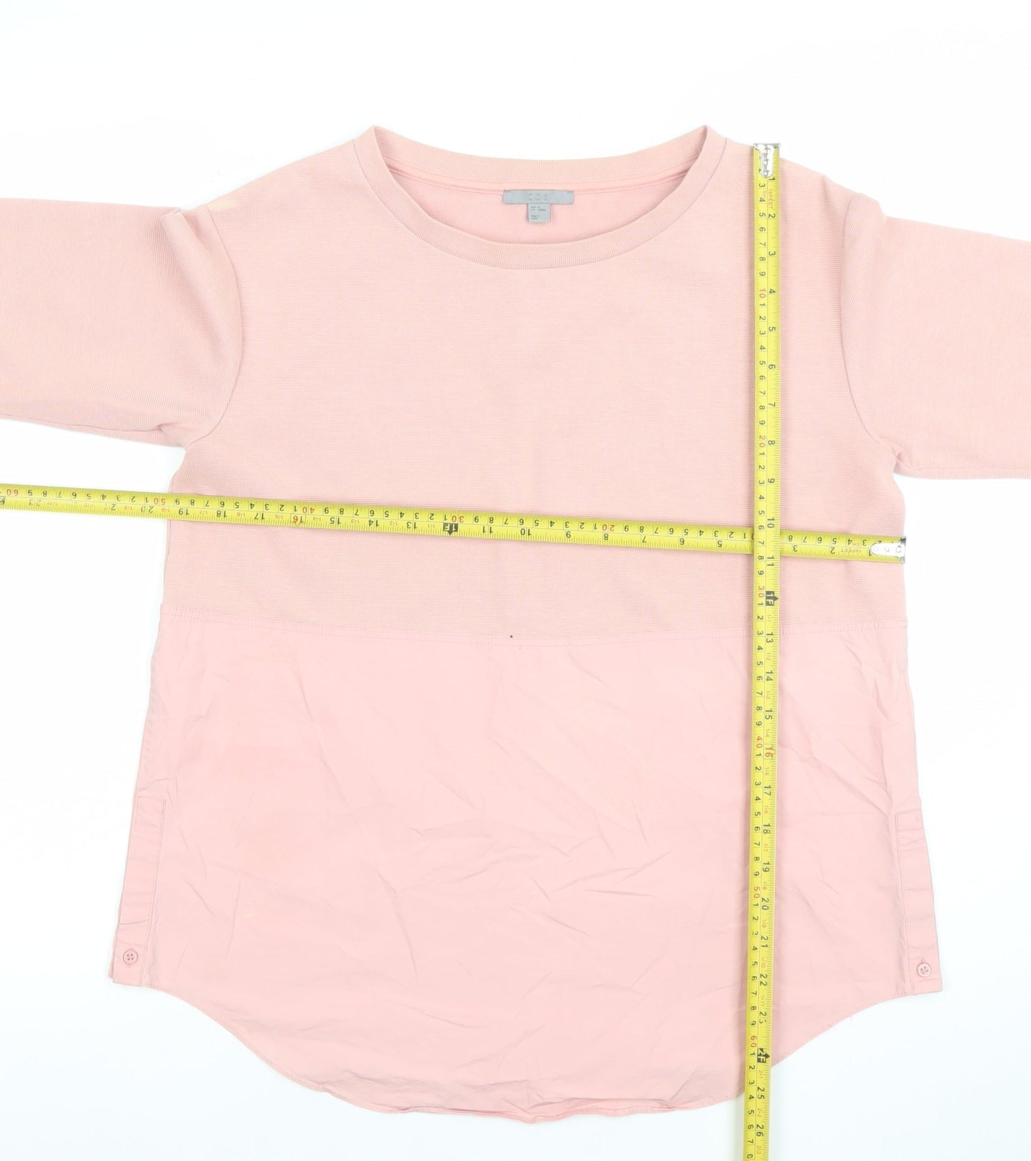 Womens UK Size XS COS Pink Tunic Blouse