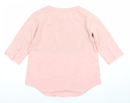 Womens UK Size XS COS Pink Tunic Blouse