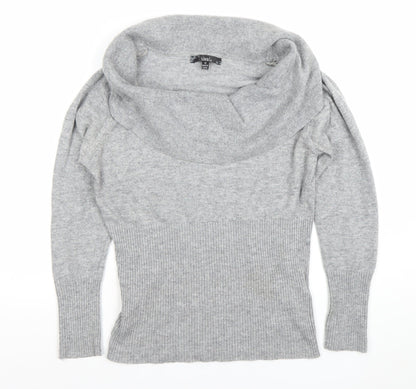 Womens UK Size M SIONI Grey Pullover Jumper