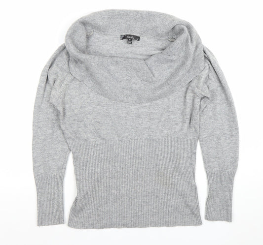 Womens UK Size M SIONI Grey Pullover Jumper