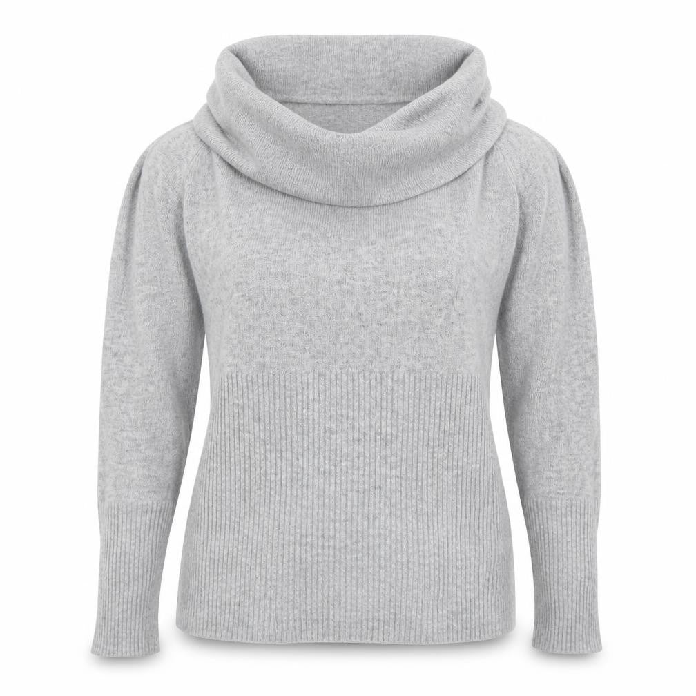 Womens UK Size M SIONI Grey Pullover Jumper
