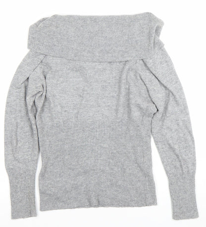 Womens UK Size M SIONI Grey Pullover Jumper