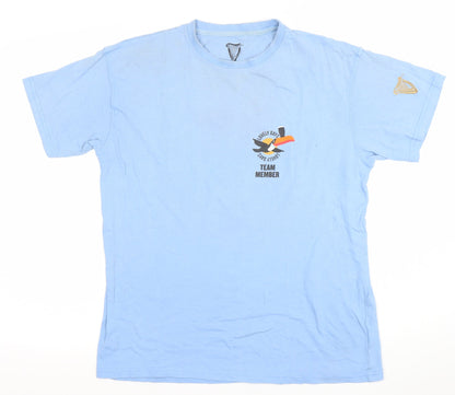 Guinness Men’s Blue Lovely Days Toucan Graphic T-Shirt Size M