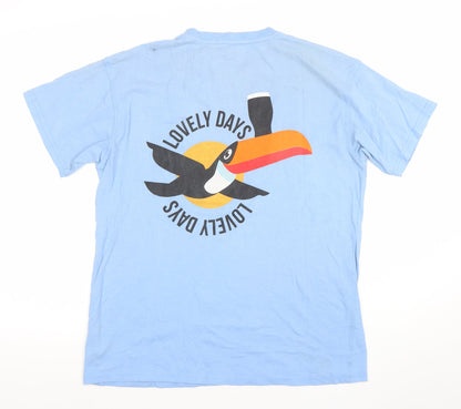 Guinness Men’s Blue Lovely Days Toucan Graphic T-Shirt Size M