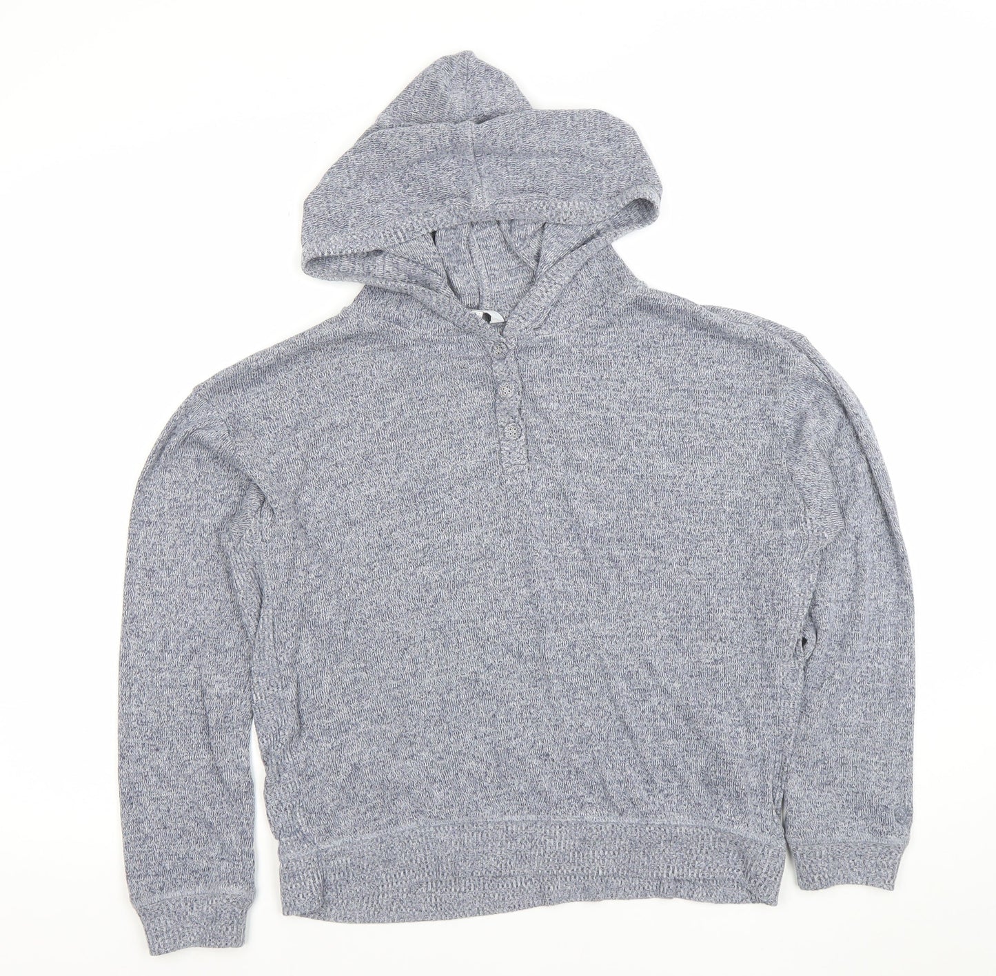 Womens UK Size L FatFace Grey Henley Jumper