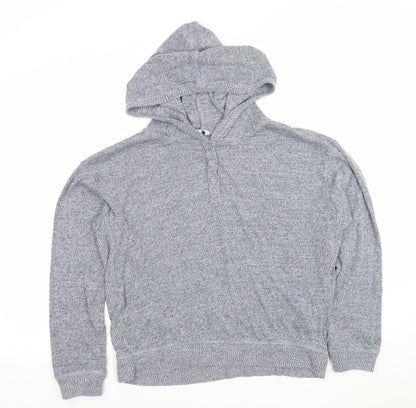 Womens UK Size L FatFace Grey Henley Jumper