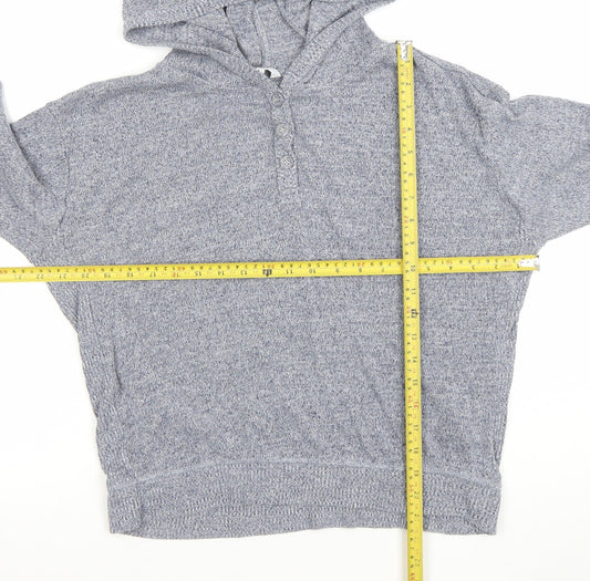 Womens UK Size L FatFace Grey Henley Jumper