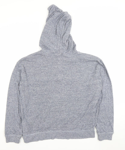 Womens UK Size L FatFace Grey Henley Jumper