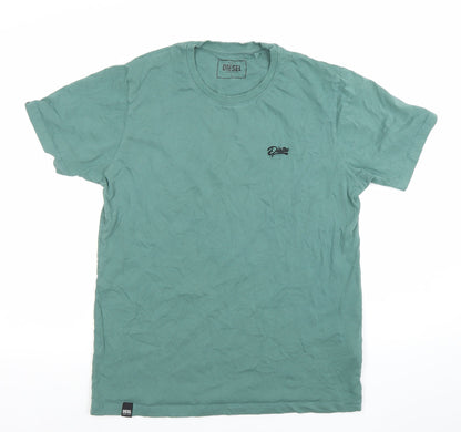 Mens UK Size L Diesel Green  T-Shirt