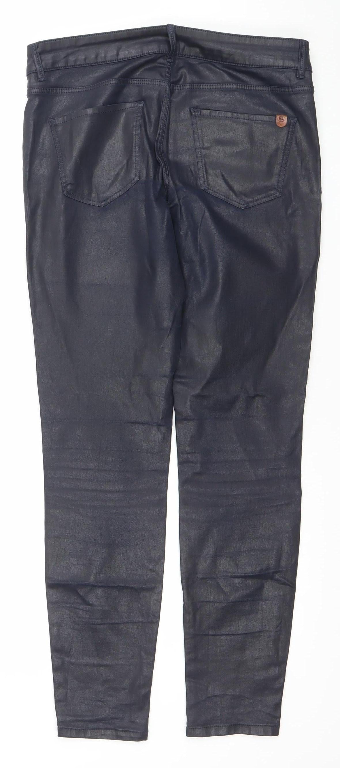 Massimo Dutti Women's Blue Skinny Jeans Size 12 Slim Fit