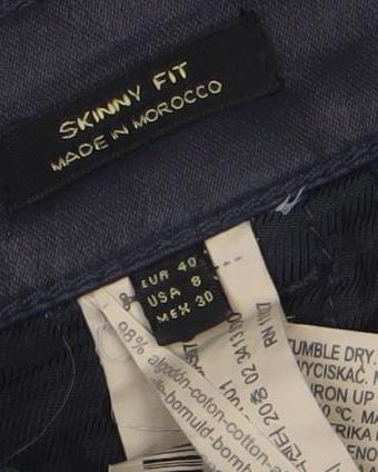Massimo Dutti Women's Blue Skinny Jeans Size 12 Slim Fit
