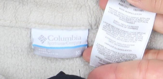 Columbia Men's Beige Fleece Henley Sweatshirt XL Outdoor Warm Top