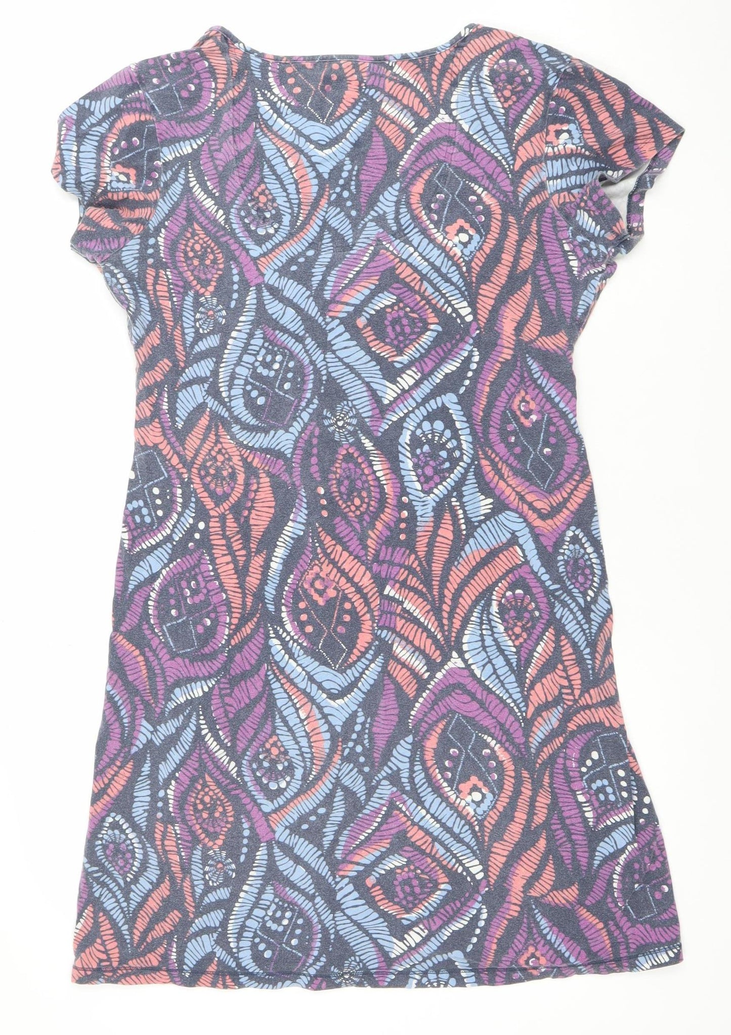 Matalan Women’s Multicoloured Size 14 V-Neck Shift Dress
