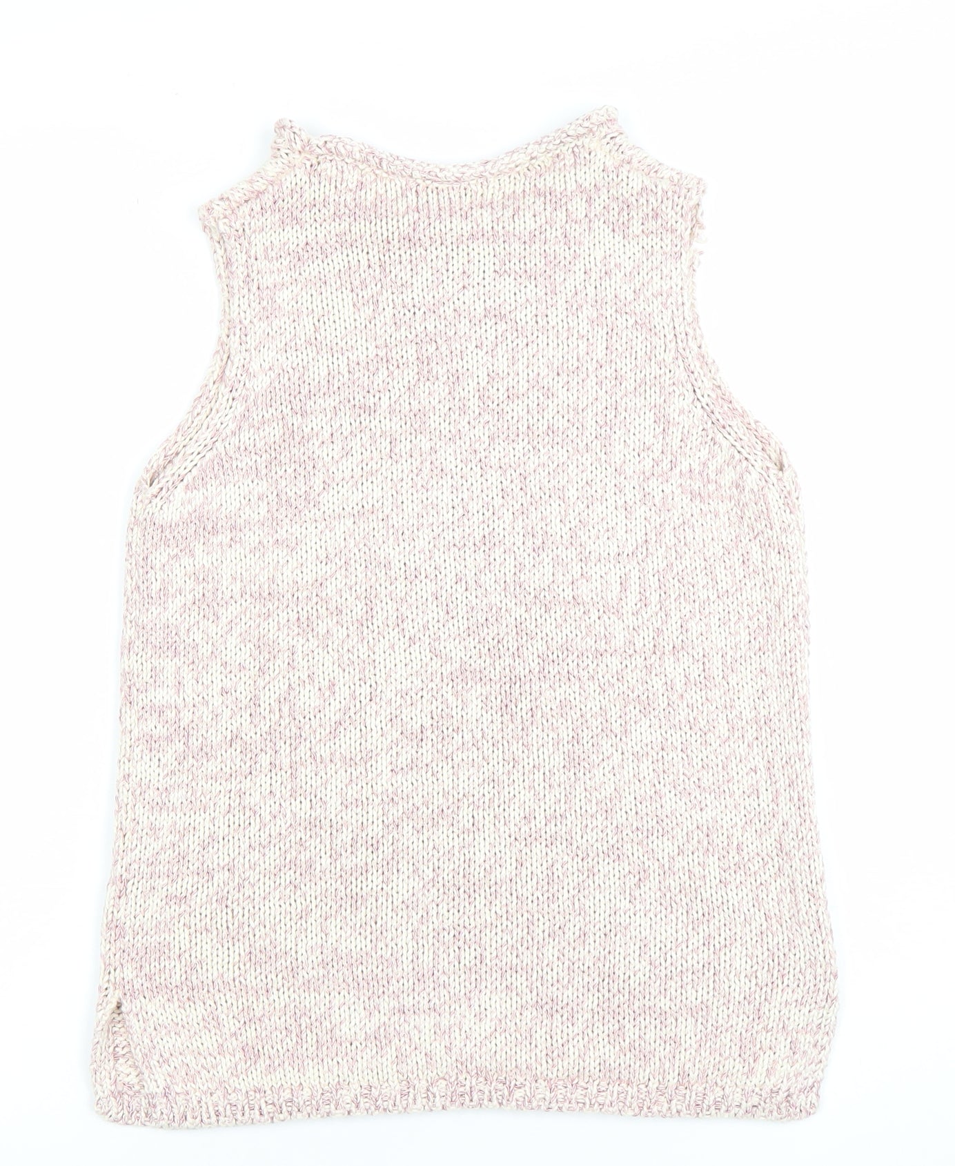 Womens UK Size S Marks and Spencer Pink Vest Jumper
