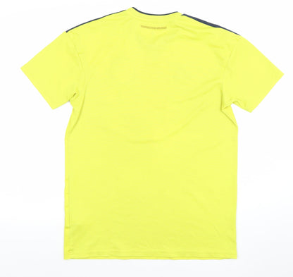 Adidas Men’s Yellow Colombia Football Jersey T-Shirt M Athletic Fit