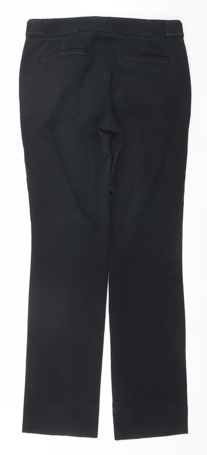 Womens UK Size 6 Gap Slim Fit Chino Black Trousers