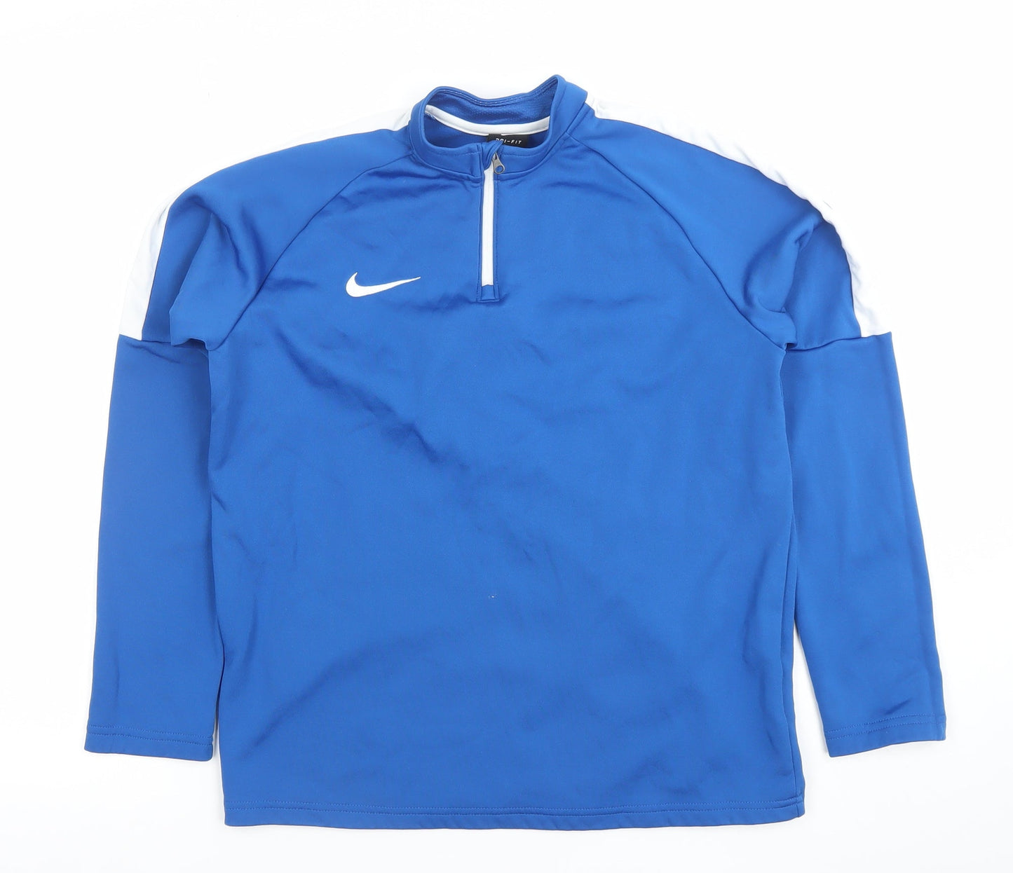 Nike Boys Blue Dri-Fit XL 1/4 Zip Sports Sweatshirt