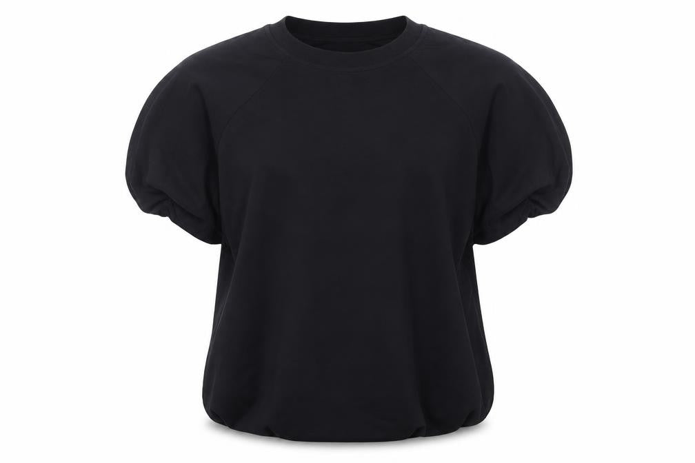 Womens UK Size M C&A Black Basic T-Shirt