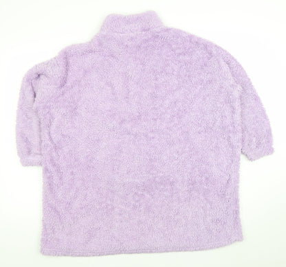 LOL Surprise Girls Purple Fleece Hooded Lounge Gown 9-12 Years