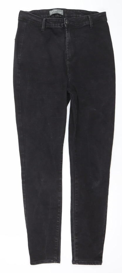 Primark Women’s Black Skinny Denim Jeans Size 14 Mid Rise Stretch