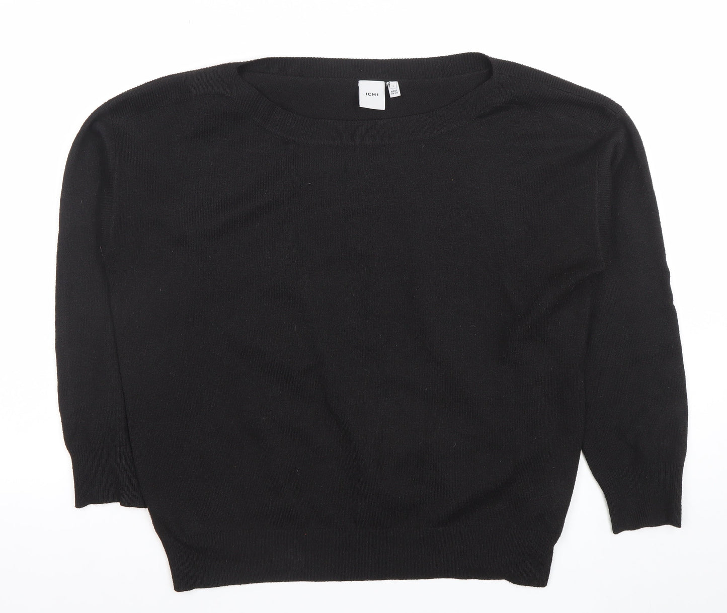 Womens UK Size L ICHI Black Pullover Jumper