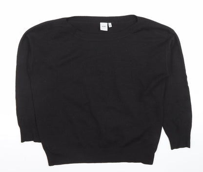 Womens UK Size L ICHI Black Pullover Jumper