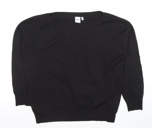 Womens UK Size L ICHI Black Pullover Jumper